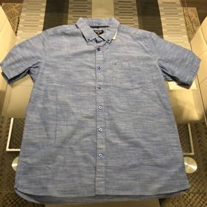New Men’s Hurley OAO button up shirt medium